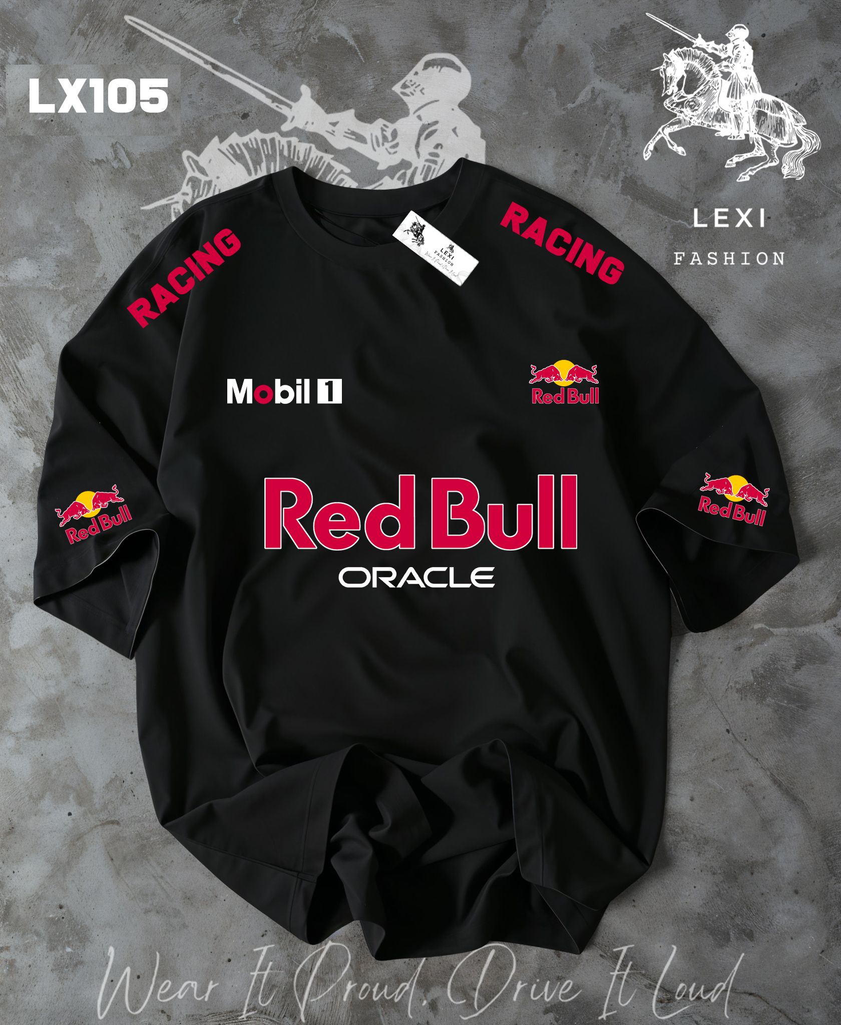 1 Red Bull Racing Tshirt 220gsm Cotton - Image 1