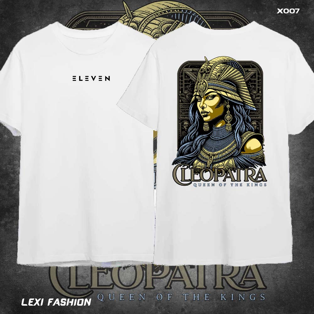 6 Streetwear Design Cleopatra White T-shirt 220gsm Cotton - Image 1