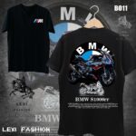 BMW S1000RR Bike Design Black T-shirt 220gsm Cotton - Image 2