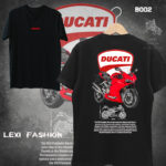 Ducati Bike Design T-shirt 220gsm Cotton - Image 2