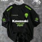Kawasaki Racing T-shirt 220gsm Cotton