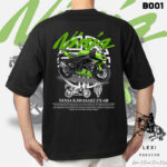 Kawasaki Ninja XZ-6R Bike Design T-shirt 220gsm Cotton