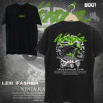 Kawasaki Ninja XZ-6R Bike Design T-shirt 220gsm Cotton - Image 2