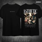 Skull Asthetic Design Tshirt 220gsm Cotton 50%Off