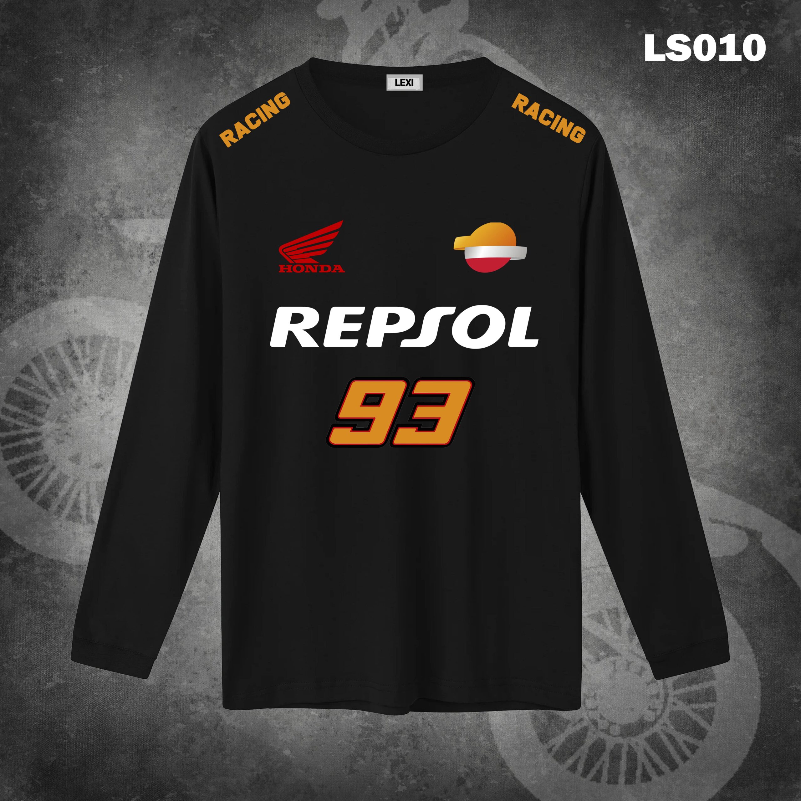 10-min Repsol 93 Racing Long Sleeve T-shirt 220gsm Cotton - Image 1