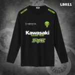 Kawasaki Racing Long Sleeve T-shirt 220gsm Cotton