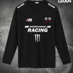 Monster Racing Long Sleeve T-shirt 220gsm Cotton