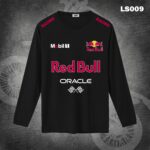 Red Bull Racing Long Sleeve T-shirt 220gsm Cotton